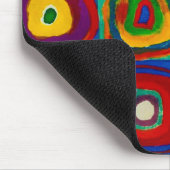 vierkantjes met cirkels, Abstract, Wassily Kandins Muismat (Hoek)