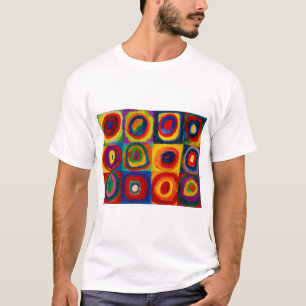 vierkantjes met cirkels, Abstract, Wassily Kandins T-shirt