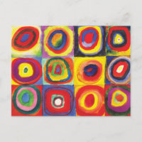 Vierkantjes met concentrische cirkels Hiroaki Taka