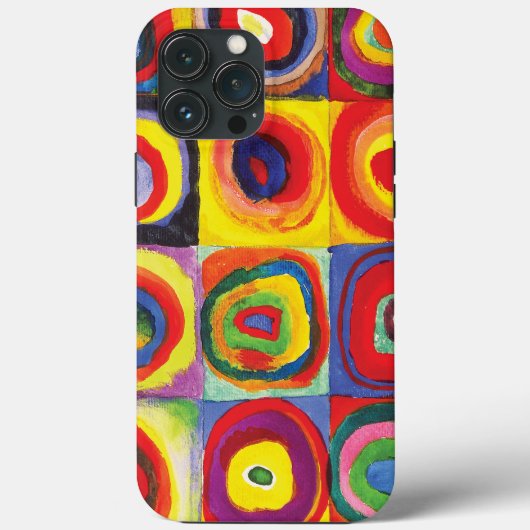 Vierkantjes met concentrische cirkels Hiroaki Taka Case-Mate iPhone Case (Achterkant)