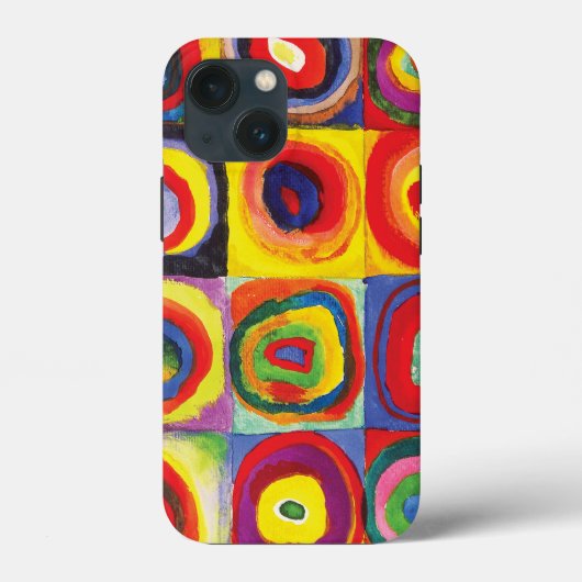 Vierkantjes met concentrische cirkels Hiroaki Taka Case-Mate iPhone Case (Achterkant)