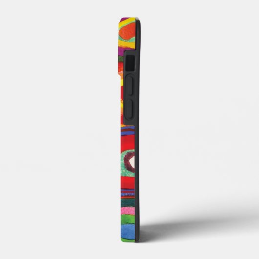 Vierkantjes met concentrische cirkels Hiroaki Taka Case-Mate iPhone Case (Achterkant / Links)