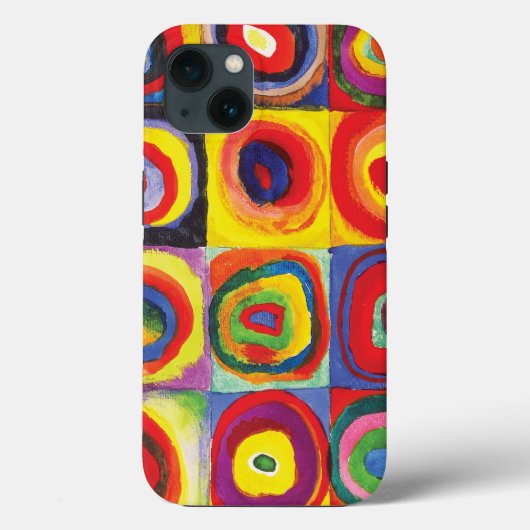 Vierkantjes met concentrische cirkels Hiroaki Taka Case-Mate iPhone Case (Achterkant)