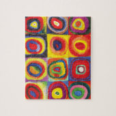 Vierkantjes met concentrische cirkels Hiroaki Taka Legpuzzel (Verticaal)