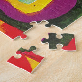 Vierkantjes met concentrische cirkels Hiroaki Taka Legpuzzel (Zijkant)