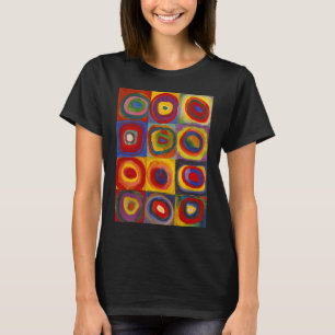 Vierkantjes met concentrische cirkels   Kandinsky  T-shirt