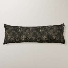 Vierkantjes met gekruiste krassen of donkerbruine  lichaamskussen