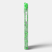 Vierkantjes, nep tegel, nep groen gebladerte Case-Mate iPhone case (Achterkant / Links)