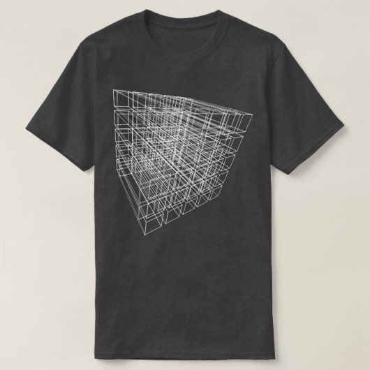Vierkantjes ontwerp t-shirt (Design voorkant)