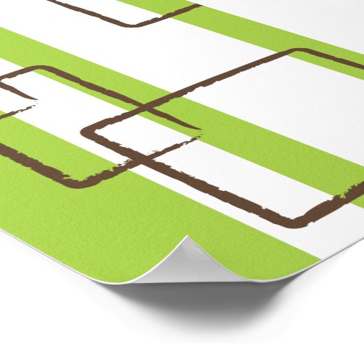 Vierkantjes Poster (Hoek)