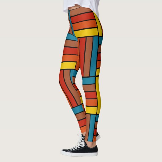 Vierkantjes van 1970 leggings (Links)