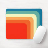 Vierkantjes van 1970 muismat (Met muis)