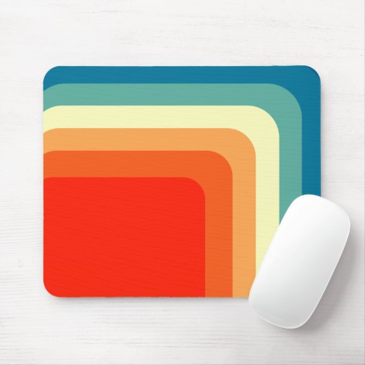 Vierkantjes van 1970 muismat (Met muis)