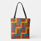 Vierkantjes van 1970 tote bag (Achterkant)