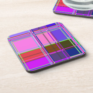 Vierkantjes van de Kleur van de stof Drankjes Onderzetter