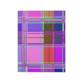 Vierkantjes van de Kleur van de stof Notitieblok (Linkerzijde)
