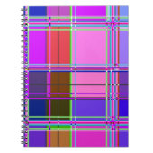 Vierkantjes van de Kleur van de stof Notitieboek (Voorkant)