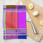 Vierkantjes van de Kleur van de stof Theedoek (Quarter Fold)