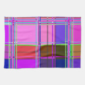 Vierkantjes van de Kleur van de stof Theedoek (Horizontaal)