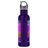 Vierkantjes van de Kleur van de stof Waterfles (Achterkant)