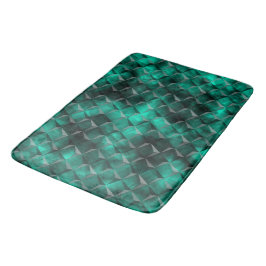 Vierkantjes voor driehoeken die in sommige smaragd badmat