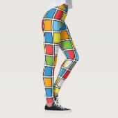 Vierkantjes voor stripstijl leggings (Rechts)