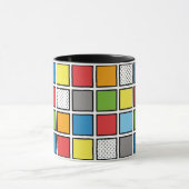 Vierkantjes voor stripstijl mok (Midden)