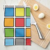 Vierkantjes voor stripstijl theedoek (Quarter Fold)