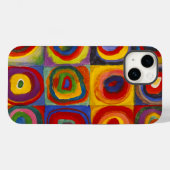 Vierkantjes w Concentrische cirkels 2 | Kandinsky Case-Mate iPhone Case (Achterkant (horizontaal))