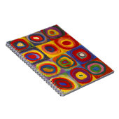 Vierkantjes w Concentrische cirkels 2 | Kandinsky  Notitieboek (Rechterzijde)