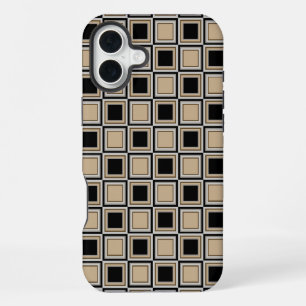 Vierkantjespatroon iPhone 16 Plus Hoesje
