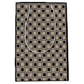 Vierkantjespatroon Medium Cadeauzakje (Voorkant)