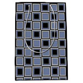 Vierkantjespatroon Medium Cadeauzakje (Voorkant)