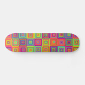 Vierkantjespatroon Persoonlijk Skateboard (Horizontaal)