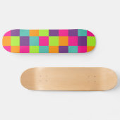 Vierkantjespatroon Skateboard (Horizontaal)