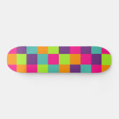 Vierkantjespatroon Skateboard (Horizontaal)