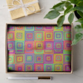 Vierkantjespatroon Tissuepapier (Geschenk)