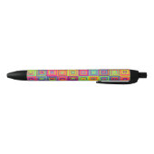 Vierkantjespatroon Zwarte Inkt Pen (Bodem)