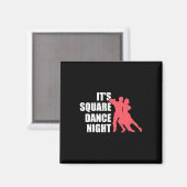 Vierkantsdansen magneet (Voorkant / Achterkant)