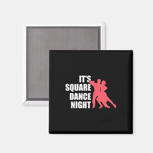 Vierkantsdansen magneet (Voorkant / Achterkant)