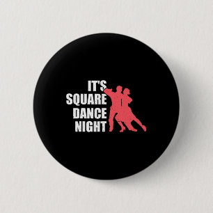 Vierkantsdansen ronde button 5,7 cm