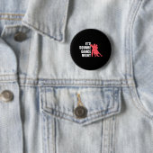 Vierkantsdansen ronde button 5,7 cm (In situ)