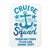 Vierkantsgroepvrienden - Aangepaste klep Magneet (Verticaal)