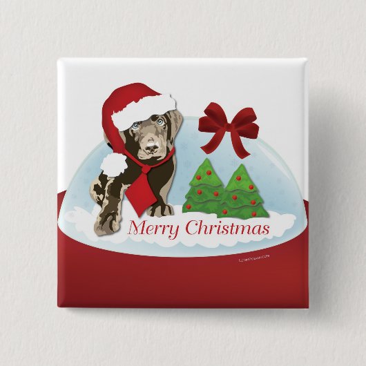 Vierkantsknop voor Kerstmis Vierkante Button 5,1 Cm (Voorkant)
