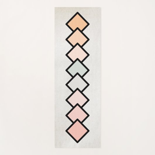 vierkantskunst yogamat (Voorkant)