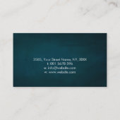 Vierkantsmoeder van parelboomstam Kunst Visitekaartje (Achterkant)