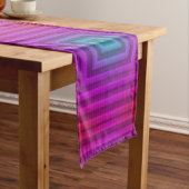 vierkantsroze blauw + uw idee medium tafelloper (Voorbeeld)