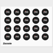 Vierkantswortel 4489 Funny 67 Meme Wiskundeleraar Ronde Sticker (Vel)