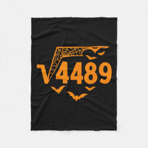 Vierkantswortel 4489 Grappige Halloween-meme 67 Wi Fleece Deken