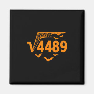 Vierkantswortel 4489 Grappige Halloween Meme 67 Wi Magneet
